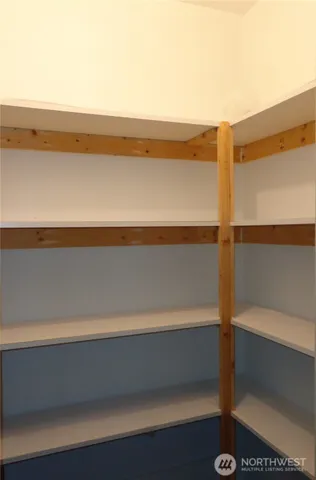 a close view of closet
