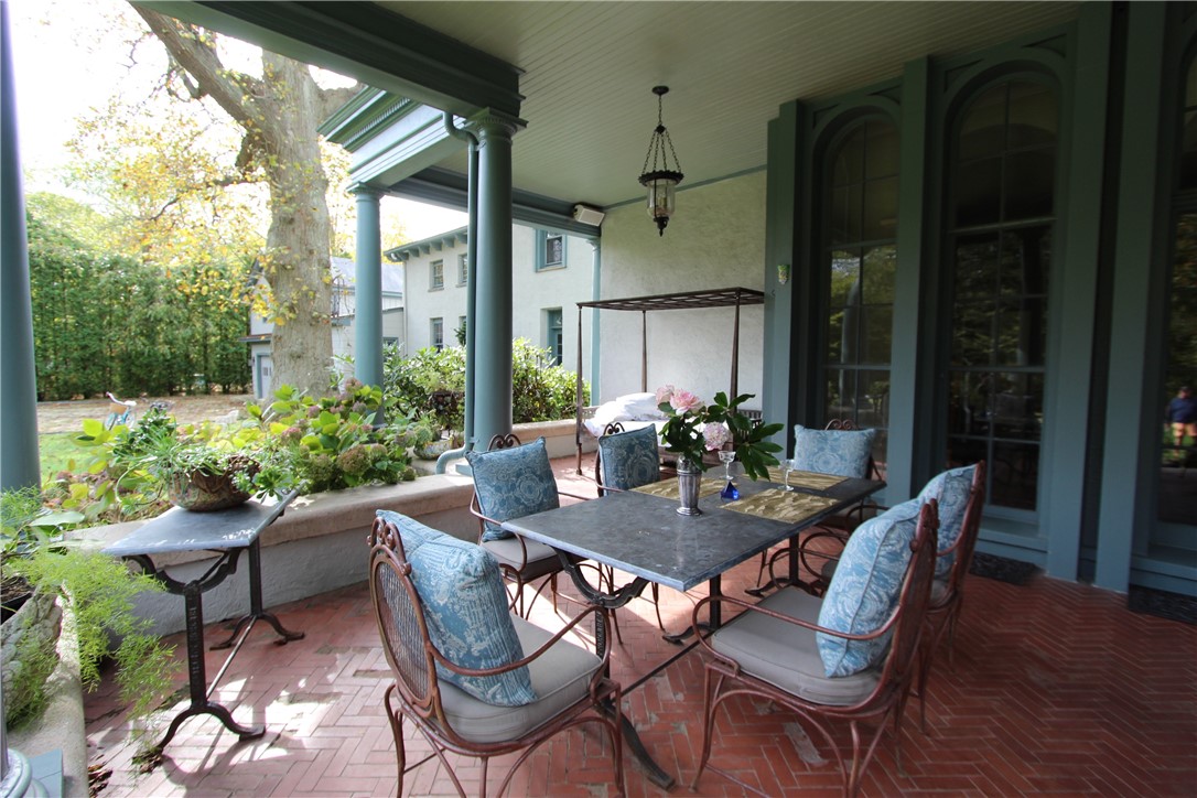 443 Bellevue Avenue Newport, RI 02840 - Photo 13 of 49 Front Patio - east facing.