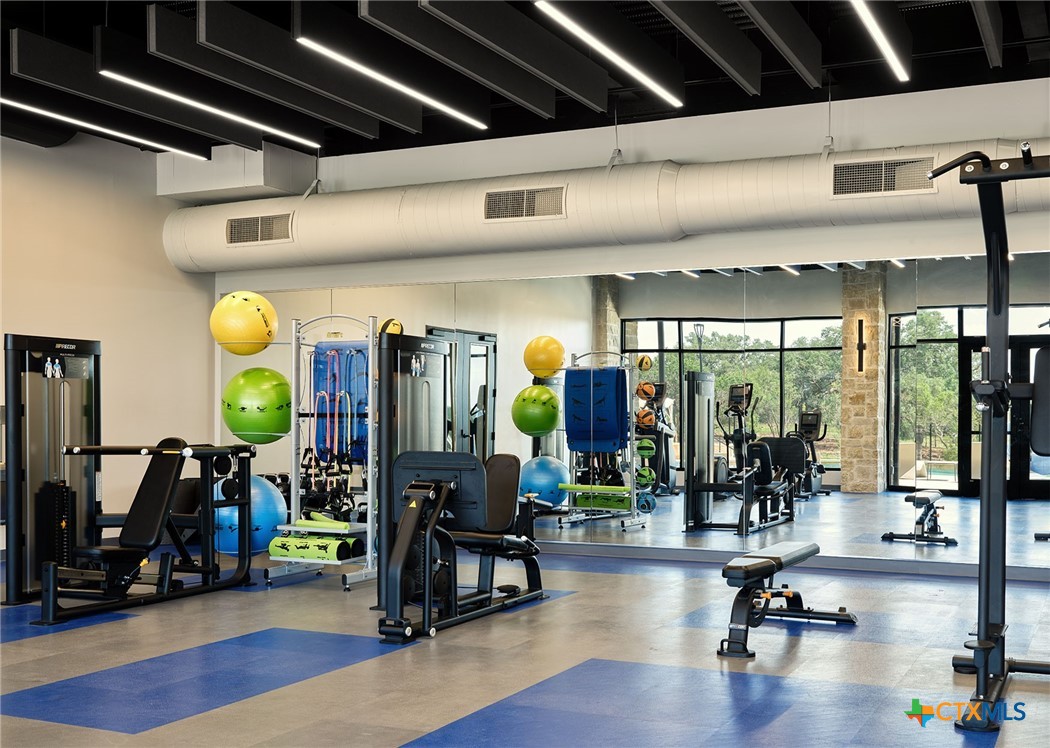 412 Pin Cherry Pass San Marcos, TX 78666 - Photo 46 of 47 a view of a room with gym equipment