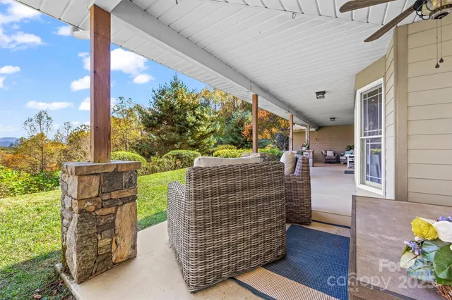 front view of a house with a large windows