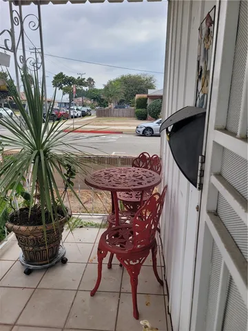 a view of the garden