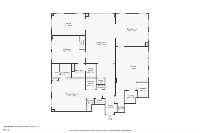 $415,000 | 4618 Warwick Boulevard, Unit 6C, Kansas City, MO 64112