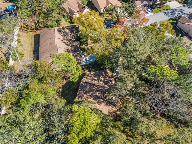 a view of a lake with a yard