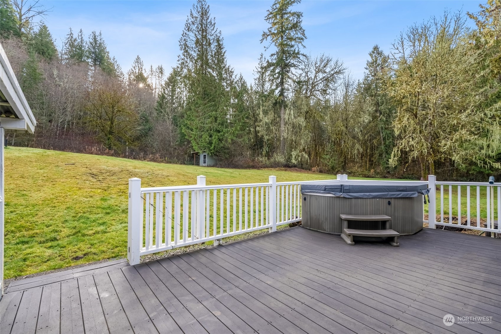688 Evans Road Toledo, WA 98591 - Photo 29 of 40 a view of deck and deck with trees