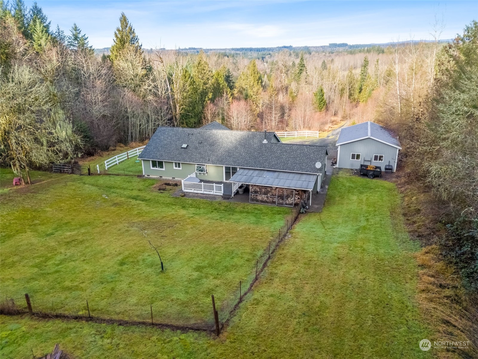 688 Evans Road Toledo, WA 98591 - Photo 32 of 40 a view of house with garden space and street view