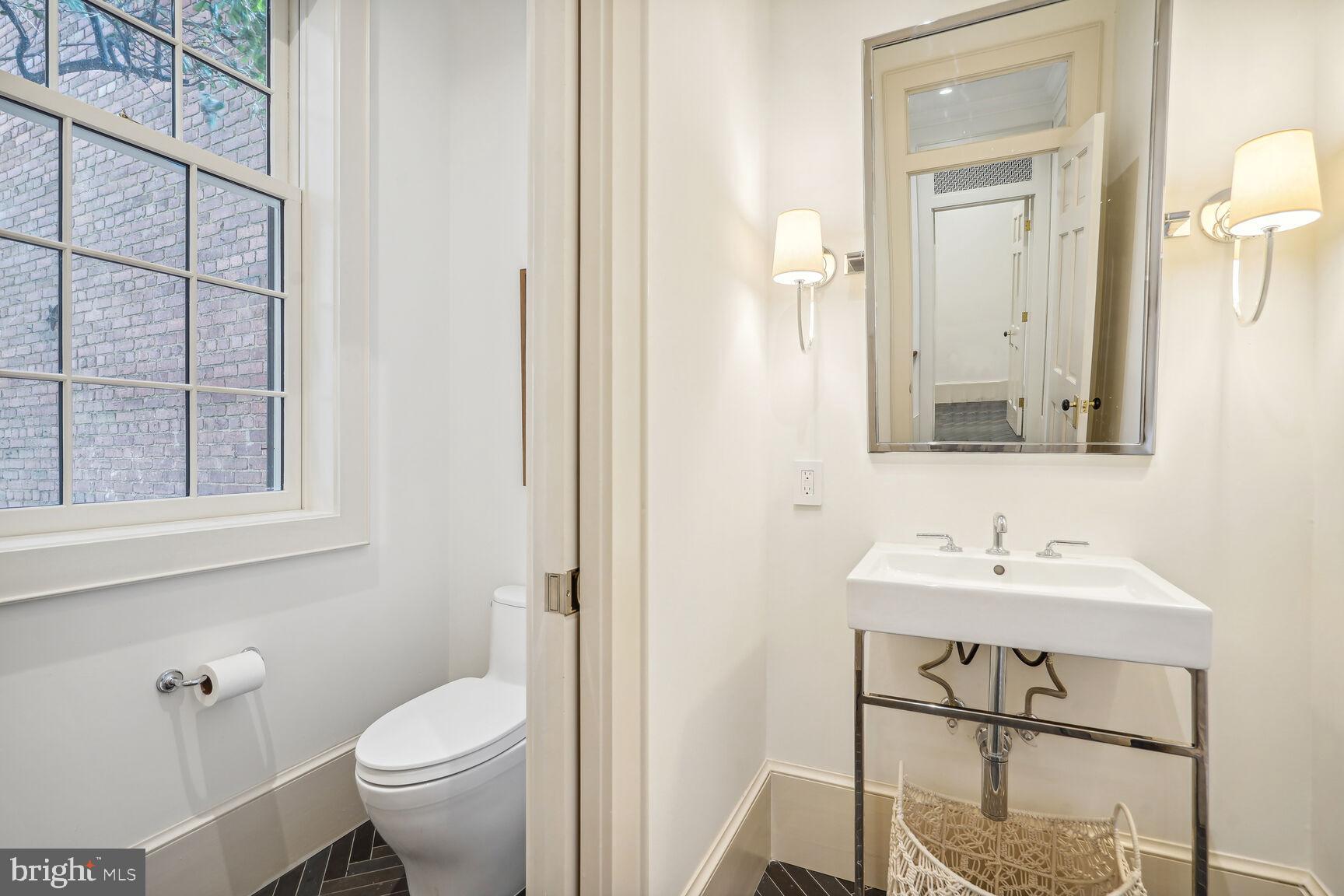 1306 27th Street Northwest Washington, DC 20007 - Photo 13 of 36 Main level powder room