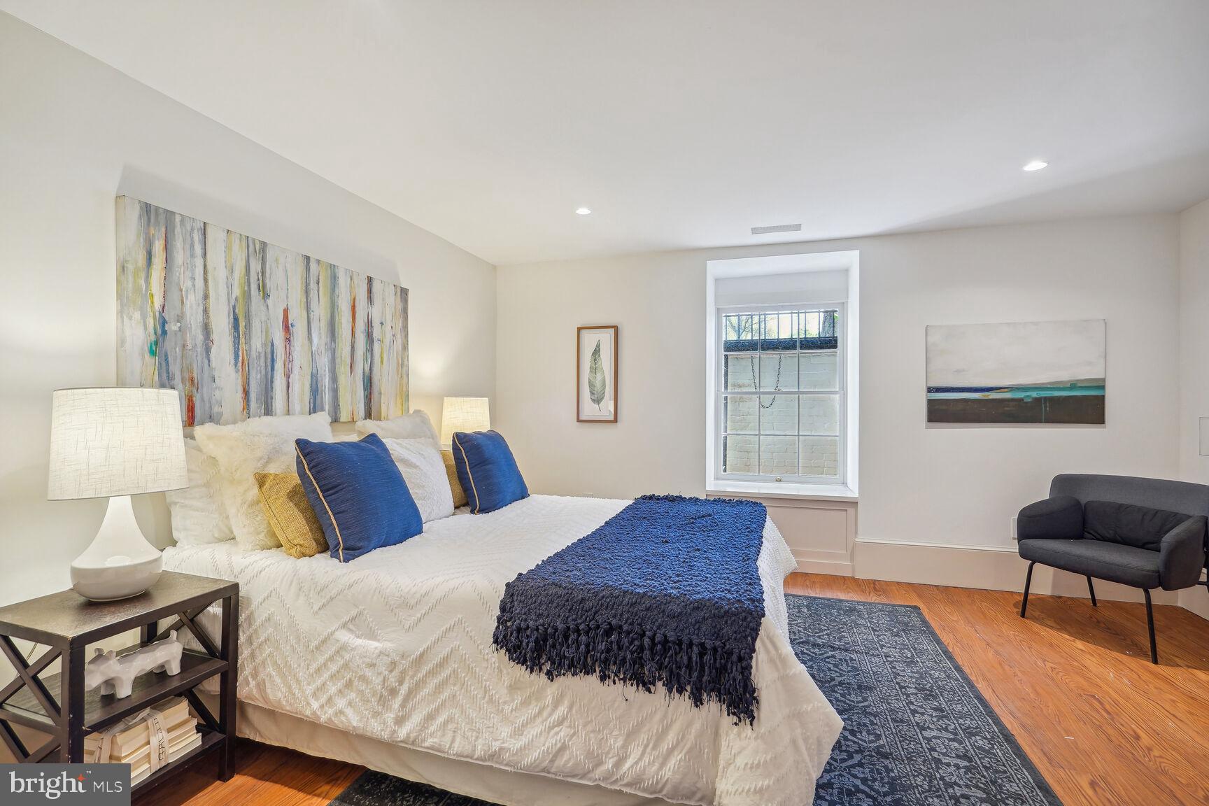 1306 27th Street Northwest Washington, DC 20007 - Photo 27 of 36 Lower level large bedroom