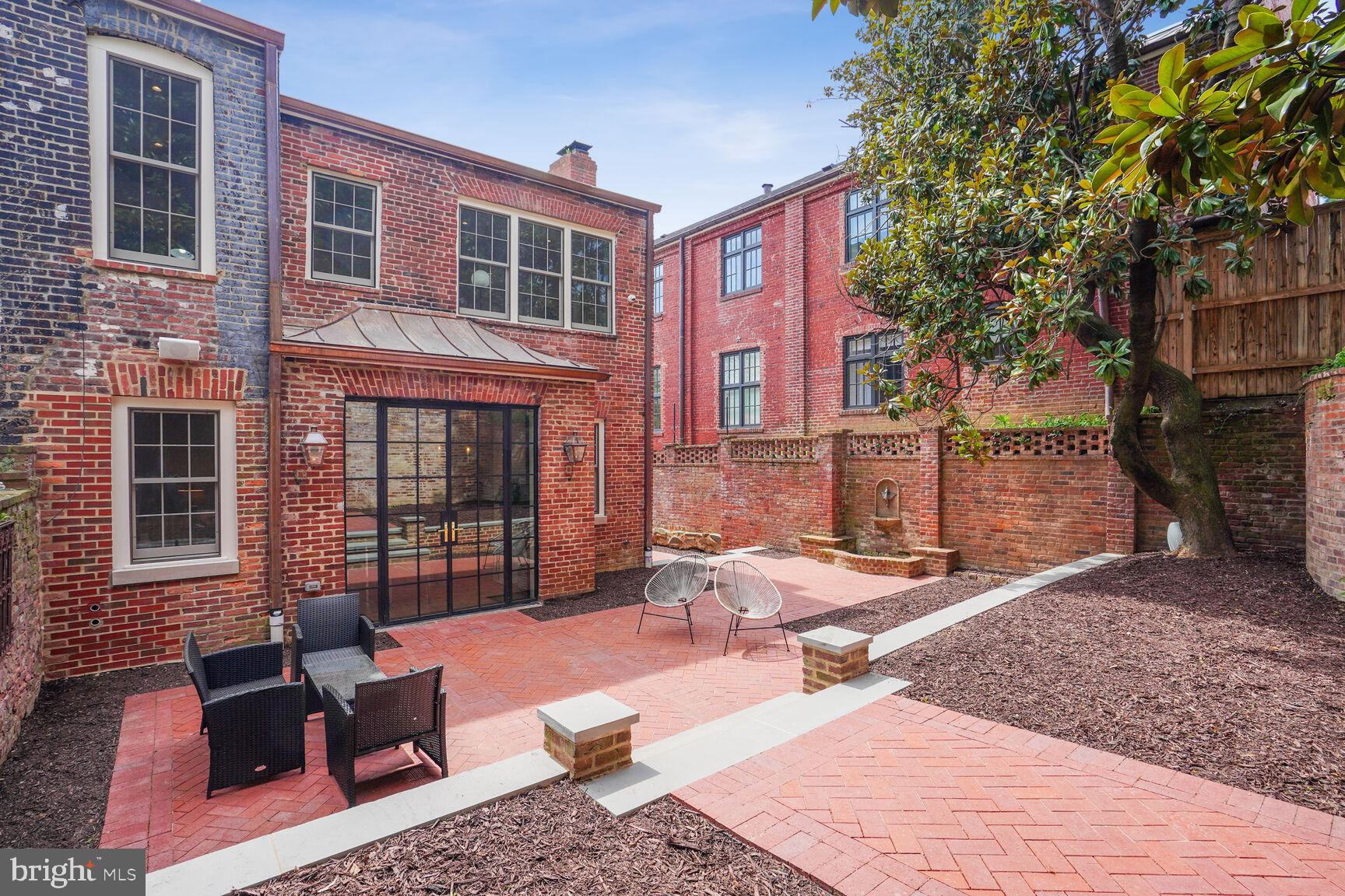 1306 27th Street Northwest Washington, DC 20007 - Photo 31 of 36 Terrace with exceptional space for entertaining