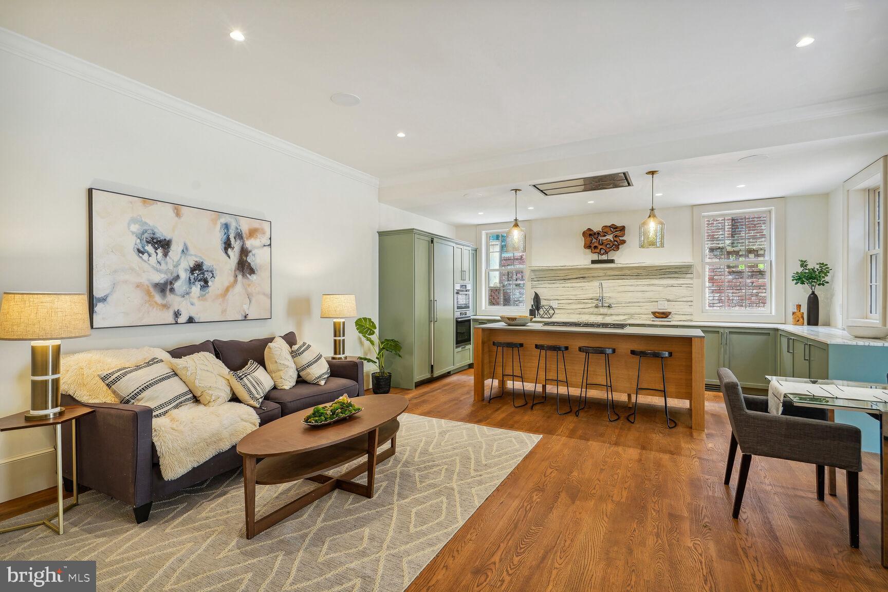 1306 27th Street Northwest Washington, DC 20007 - Photo 6 of 36 Spectacular main level kitchen/great room
