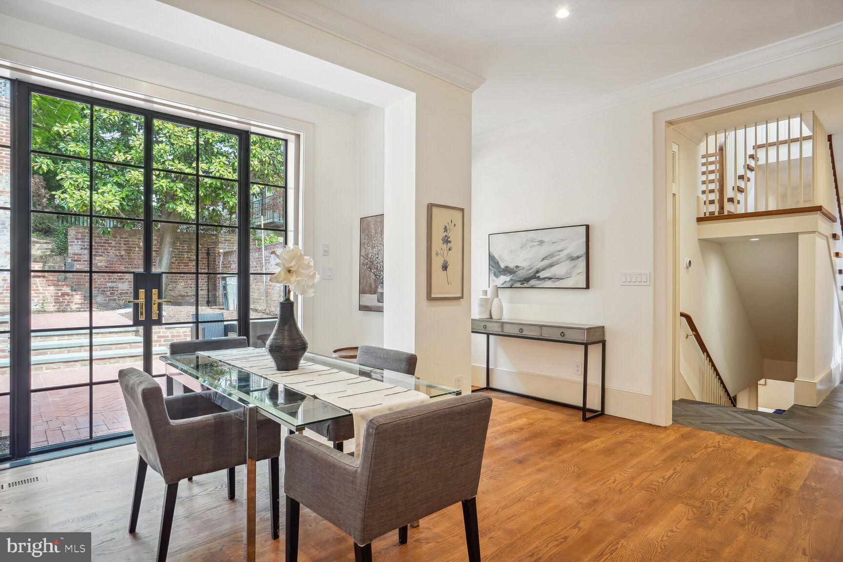 1306 27th Street Northwest Washington, DC 20007 - Photo 9 of 36 Great room dining area