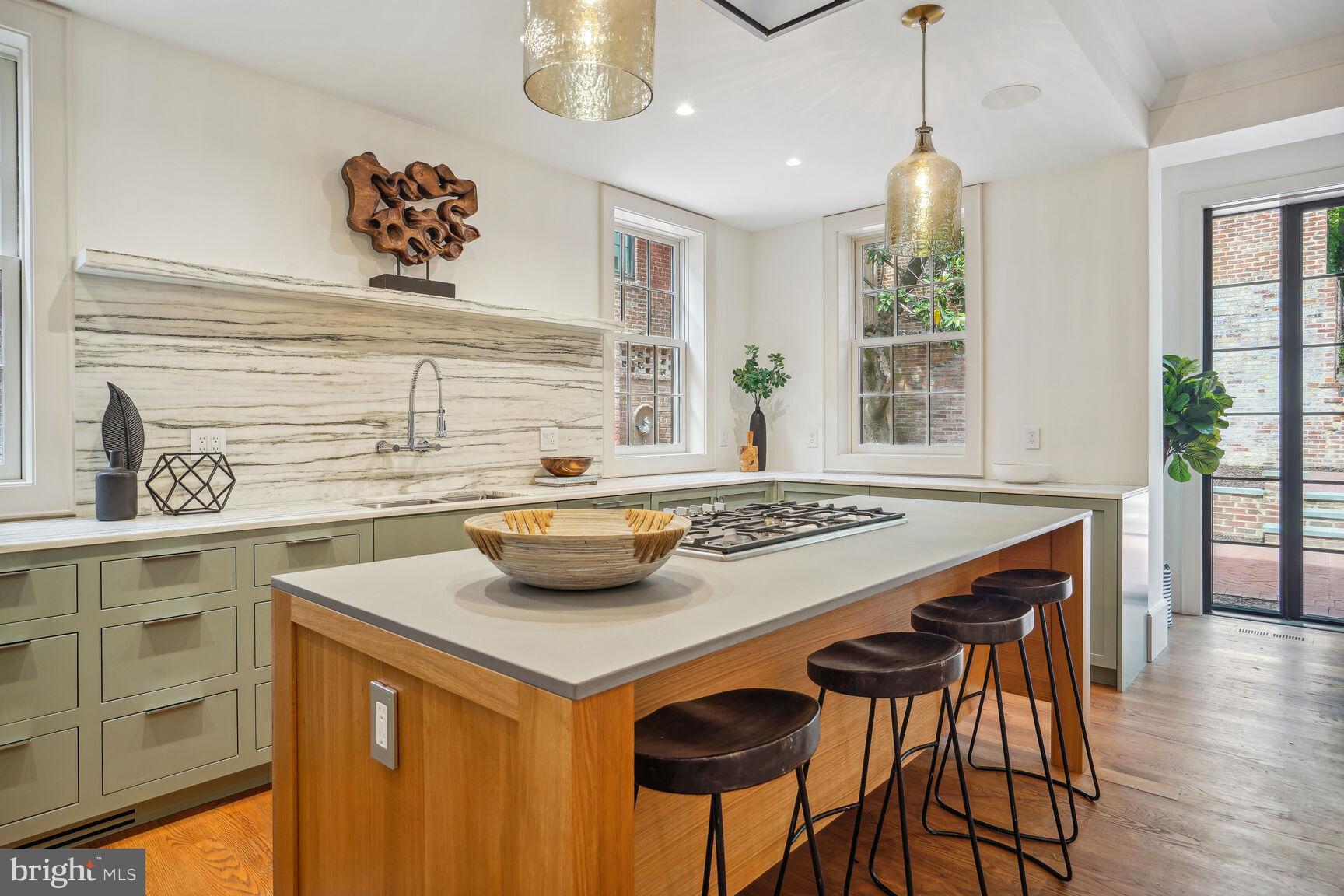 1306 27th Street Northwest Washington, DC 20007 - Photo 10 of 36 Kitchen island