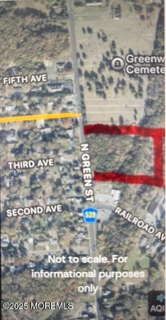 0 South Green Street Tuckerton, NJ 08087 - Photo 2 of 2 N_Green_St_mapwithredhighlightedarea