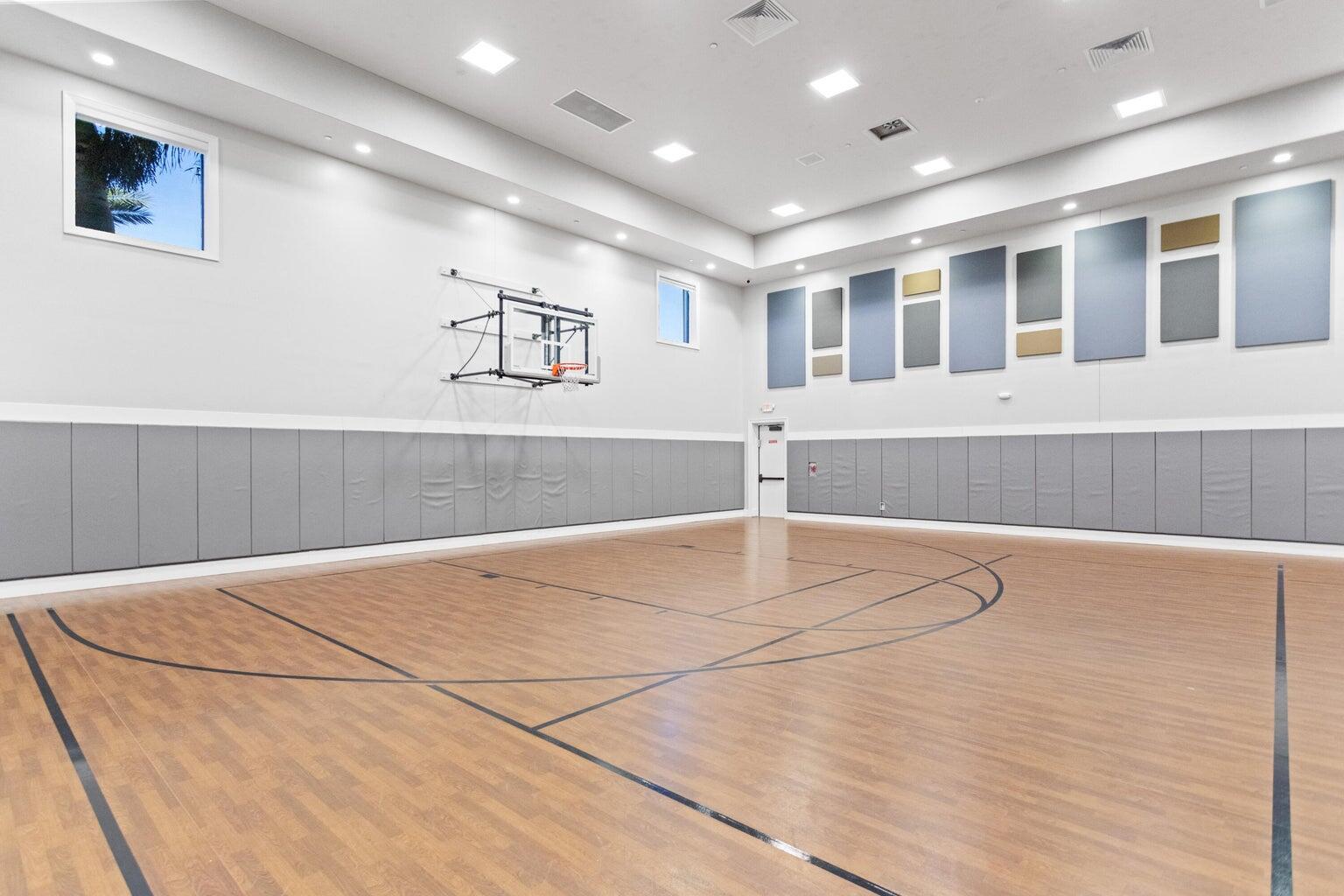 9344 Eden Roc Court Delray Beach, FL 33446 - Photo 45 of 49 Indoor Basketball Court