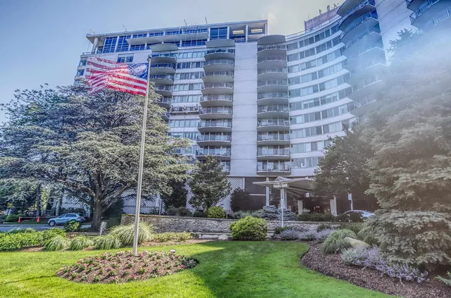 a front view of a building