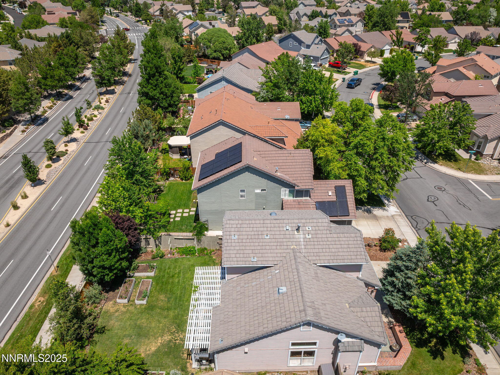 9783 Northrup Drive Reno, NV 89521 - Photo 32 of 39 an aerial view of a house