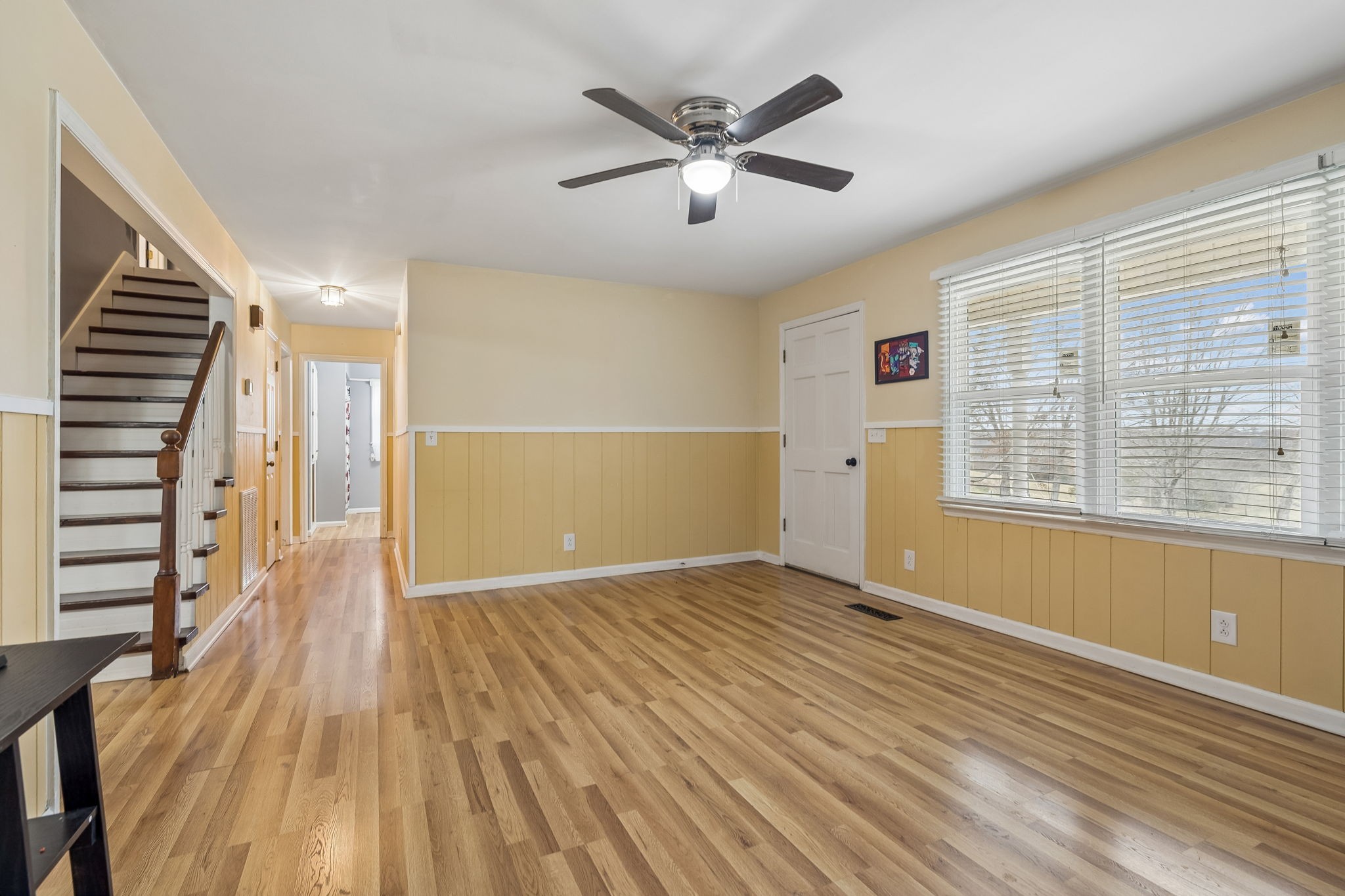3669 Bluff Springs Road McMinnville, TN 37110 - Photo 13 of 51 wooden floor in an empty room with a window