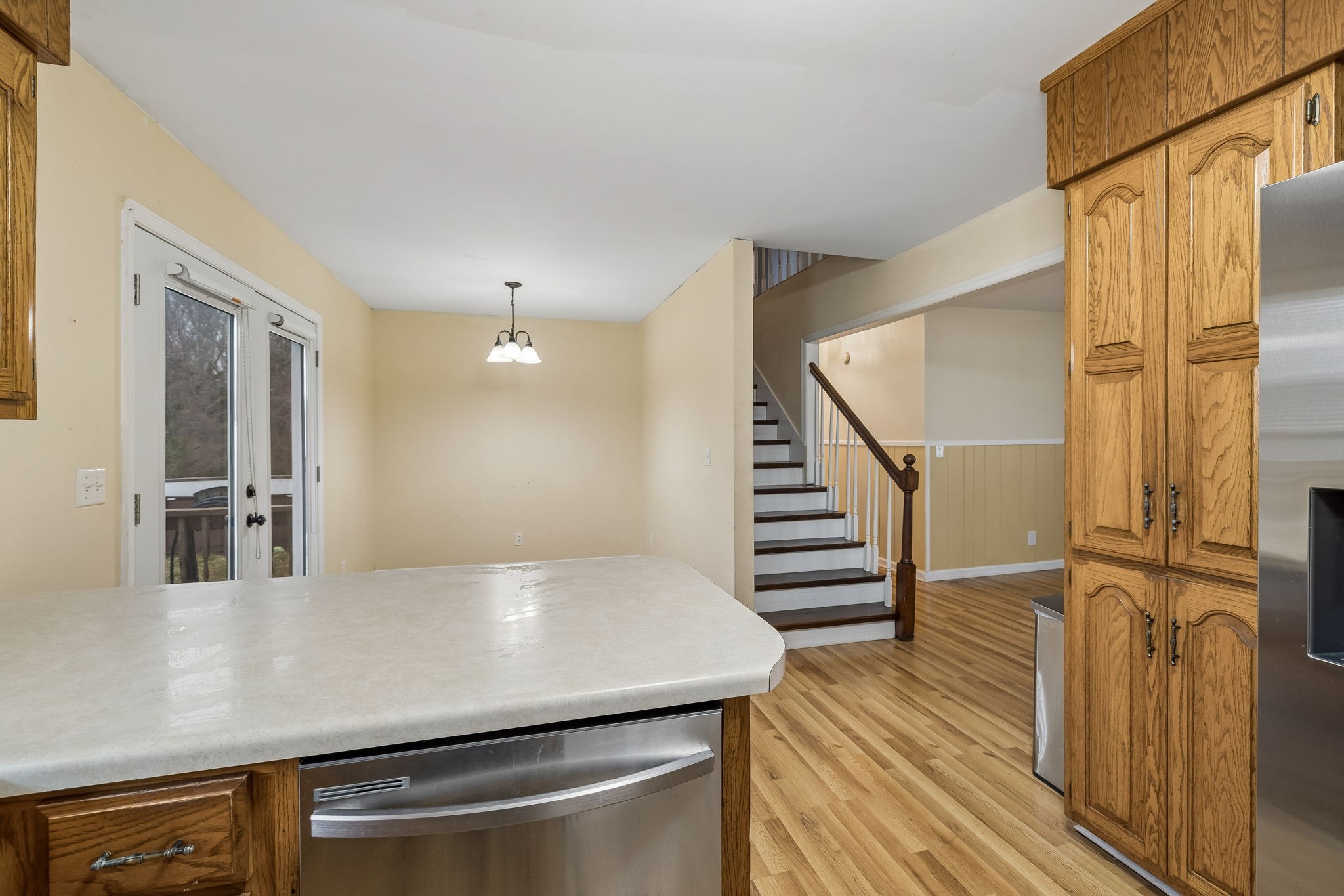 3669 Bluff Springs Road McMinnville, TN 37110 - Photo 23 of 51 a view of a kitchen with furniture and wooden floor