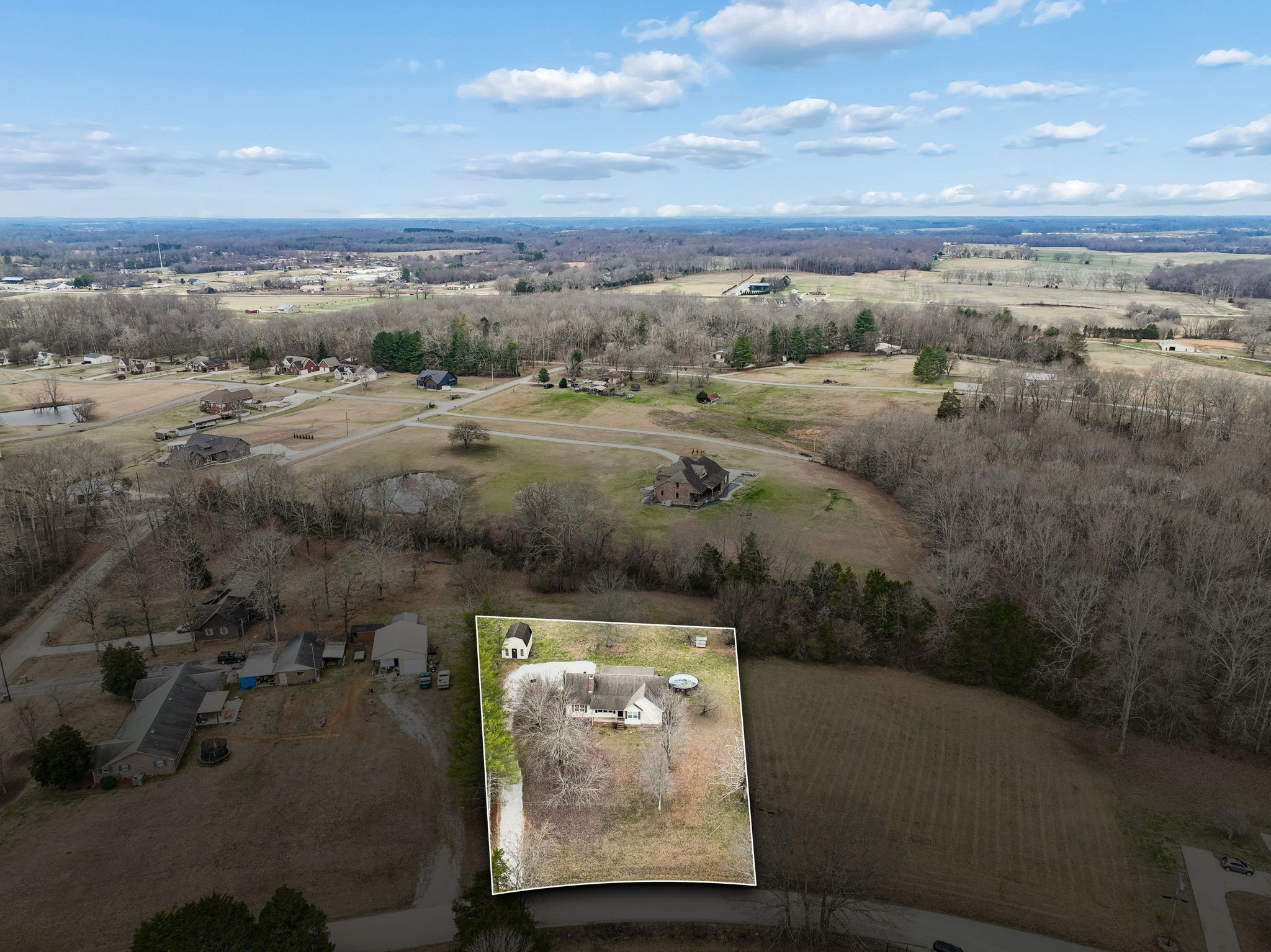 3669 Bluff Springs Road McMinnville, TN 37110 - Photo 43 of 51 an aerial view of residential building with outdoor space