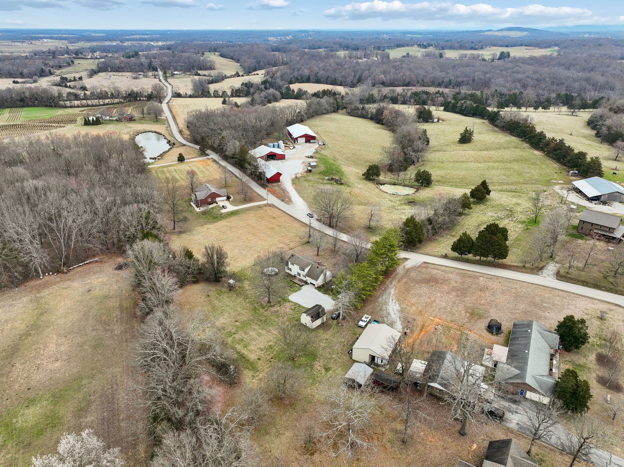 3669 Bluff Springs Road McMinnville, TN 37110 - Photo 46 of 51 an aerial view of a house with a yard