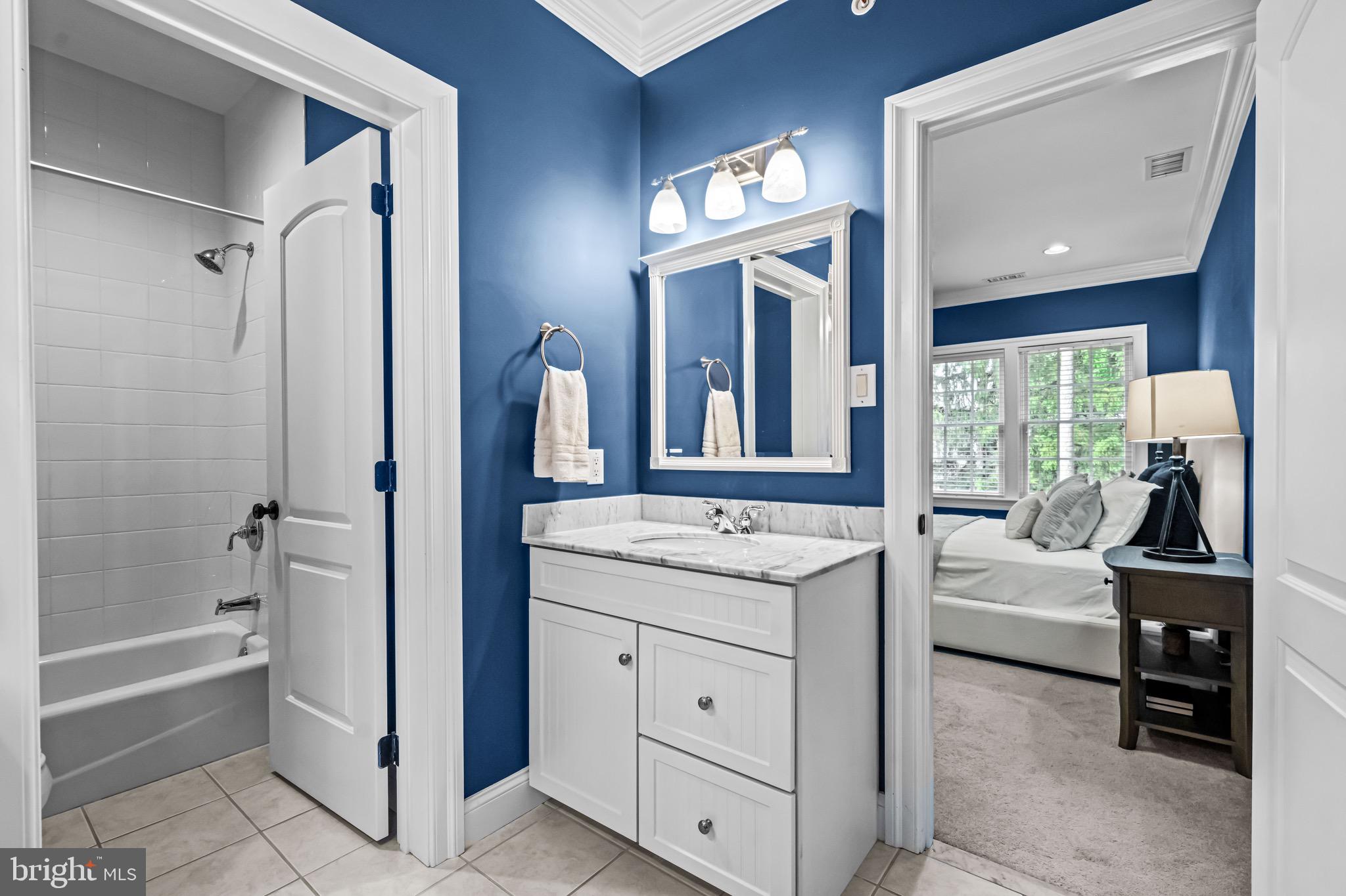 3537 Sawmill Road Newtown Square, PA 19073 - Photo 73 of 110 Jack and Jill baths to bedrooms 3 and 4