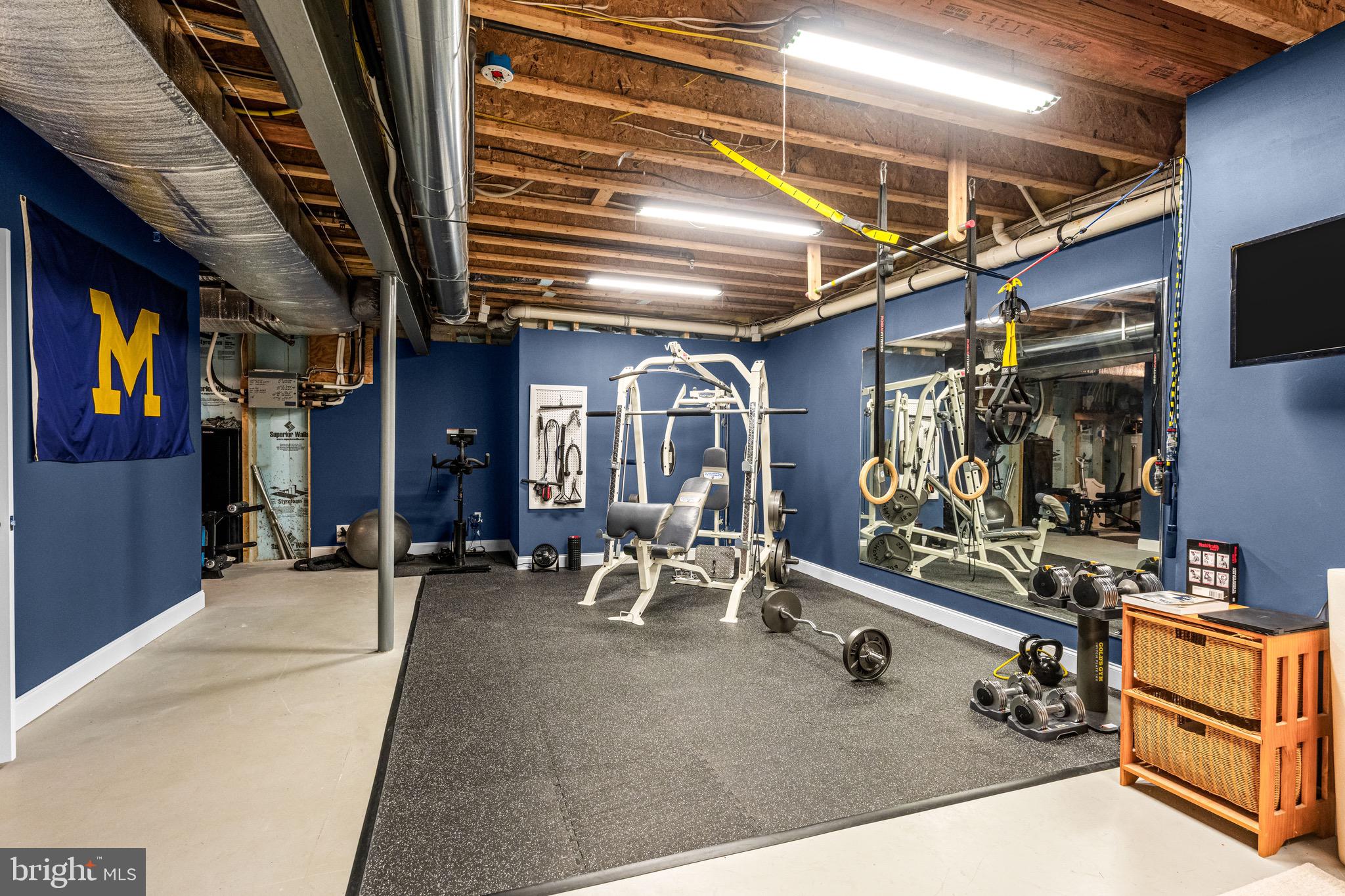 3537 Sawmill Road Newtown Square, PA 19073 - Photo 86 of 110 Lower level gym
