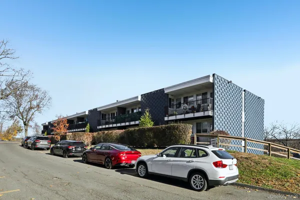 a car parked in front of a house