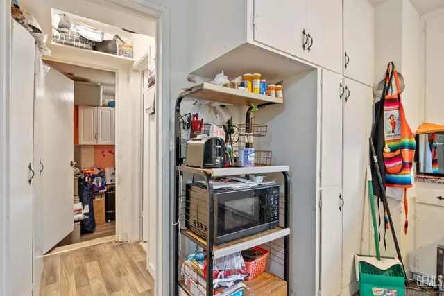 a view of a entryway door of the room