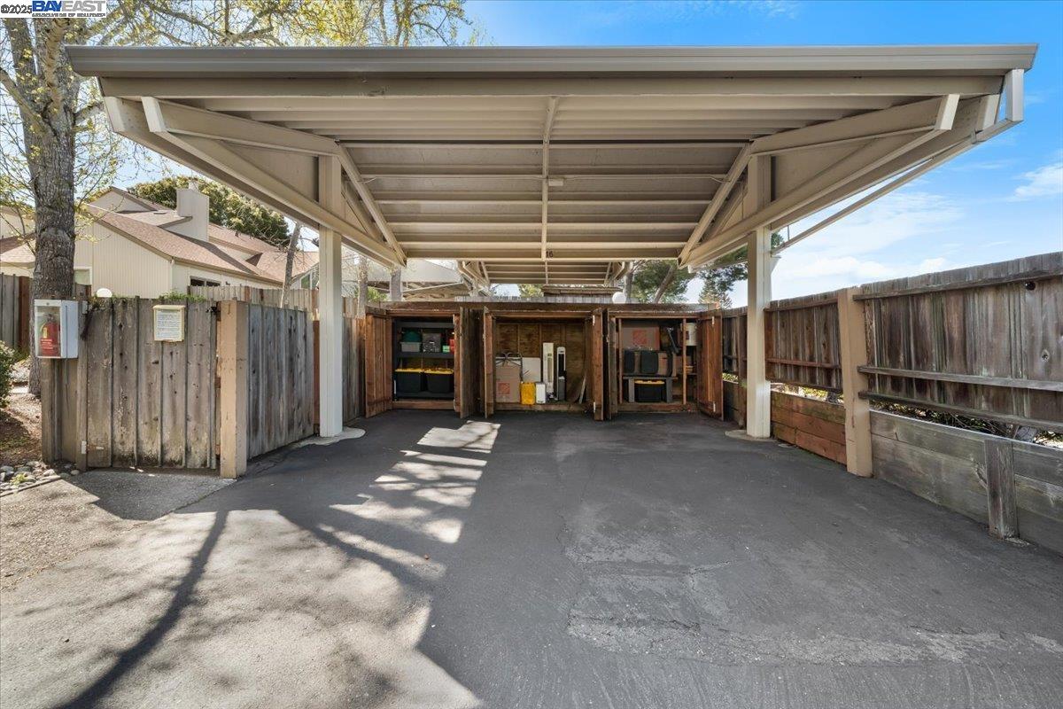 427 Chalda Way Moraga, CA 94556 - Photo 20 of 28 Storage abounds with three large, dedicated storage lockers conveniently located in your carport.