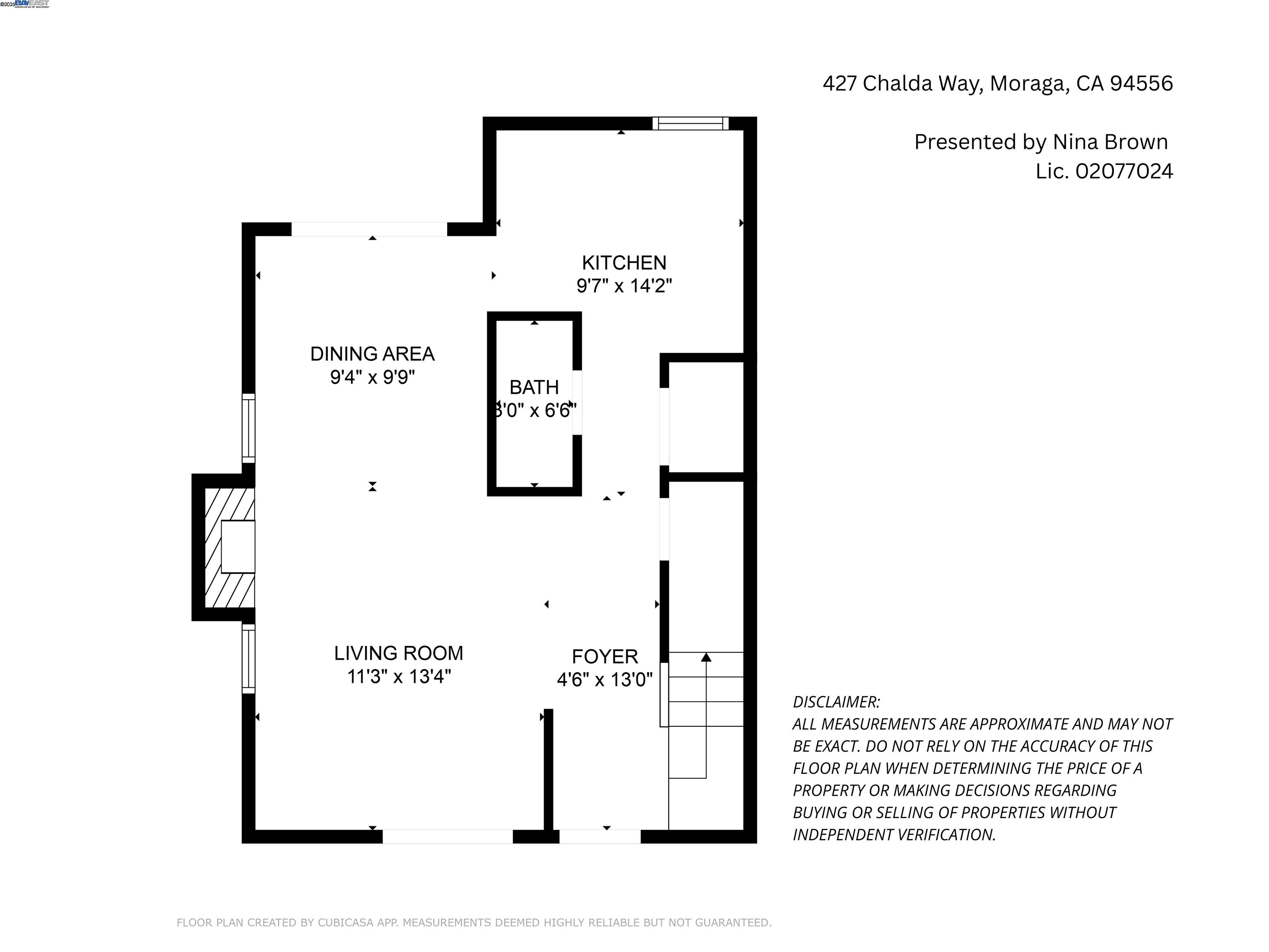 427 Chalda Way Moraga, CA 94556 - Photo 27 of 28 a picture of a floor plan