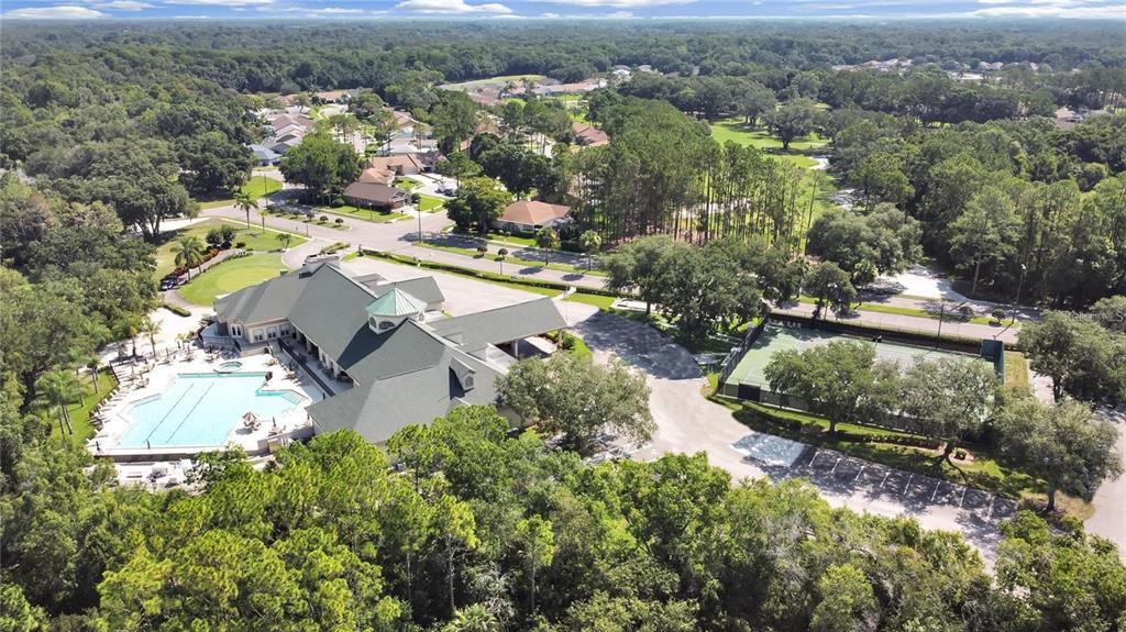 6543 Pine Walk Drive New Port Richey, FL 34655 - Photo 21 of 21 an aerial view of a house with a yard