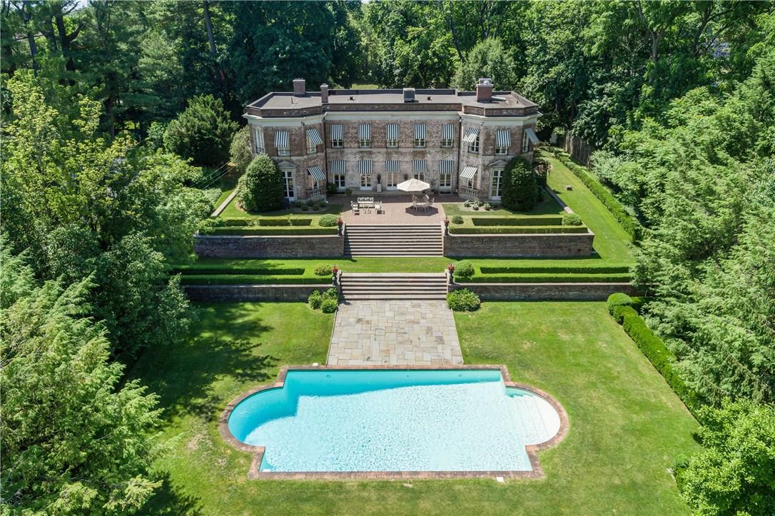 145 Milton Road Rye, NY 10580 - Photo 1 of 1 Aerial View of Property from the Rear