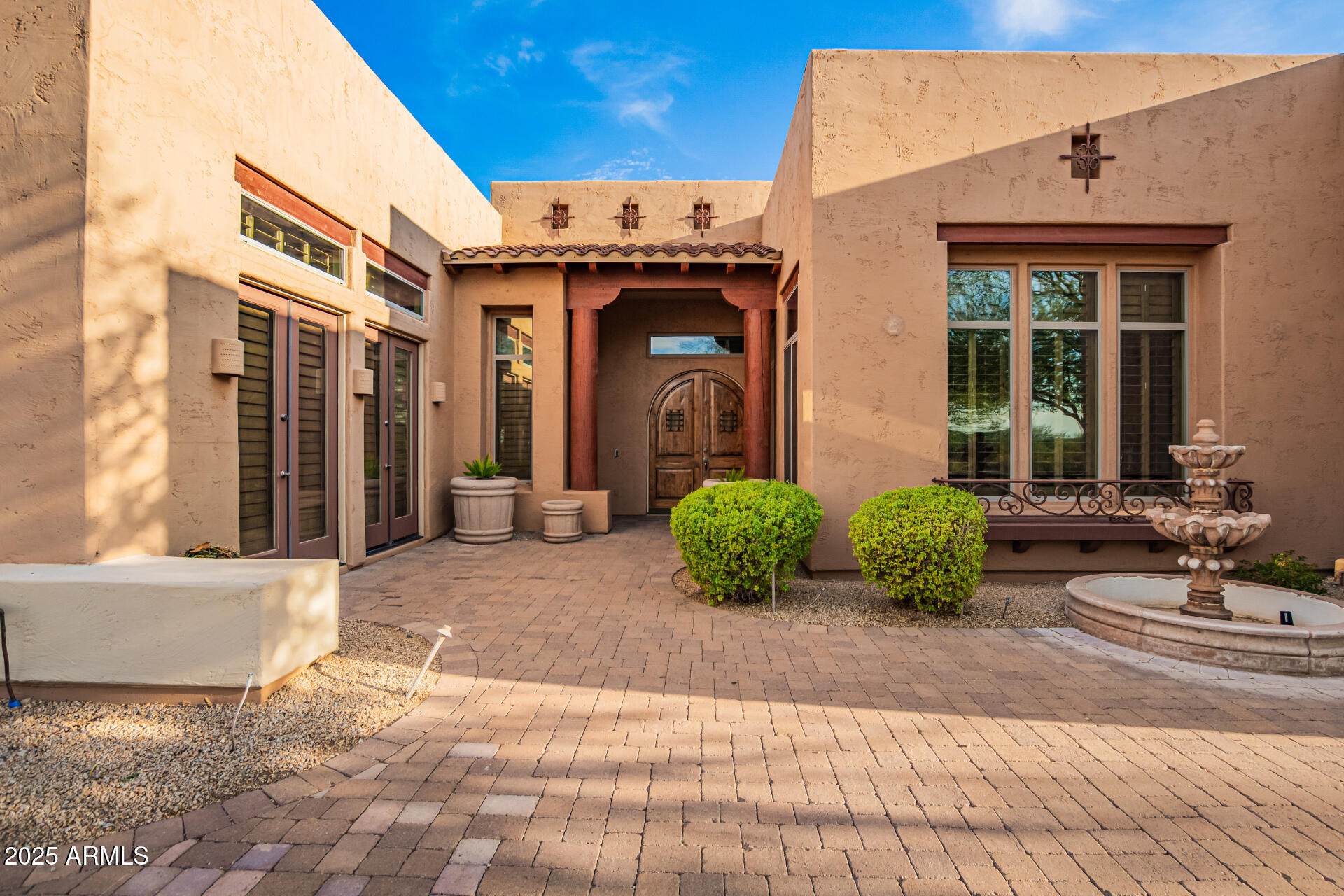 Large courtyard