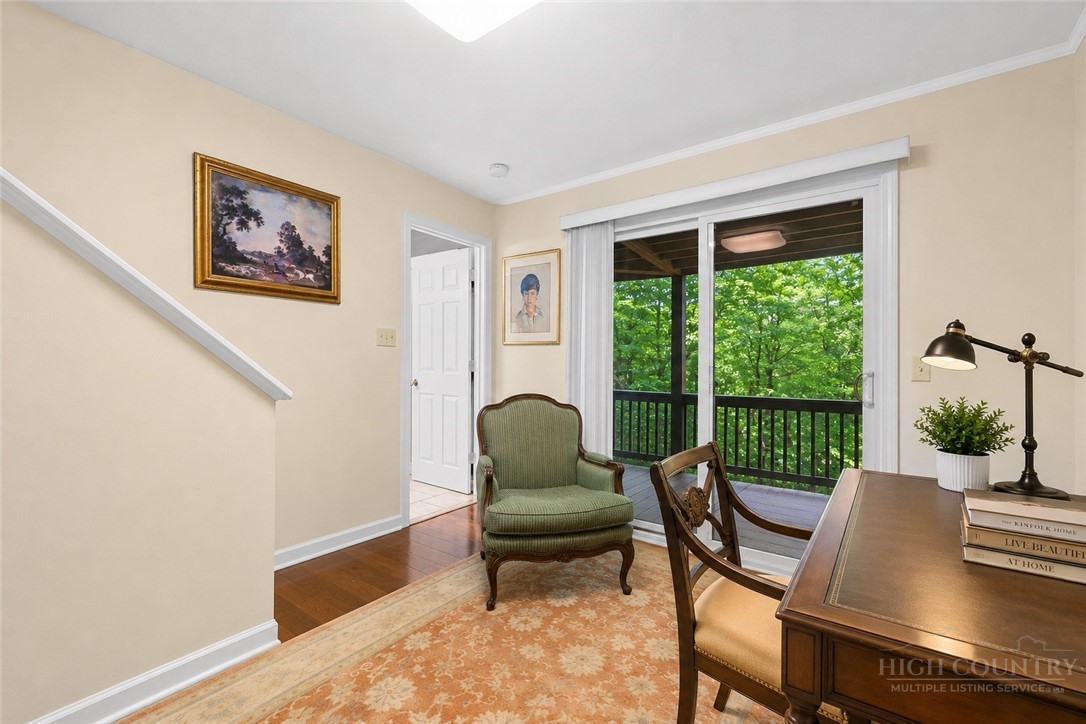 467 Horseshoe Ridge Road East Deep Gap, NC 28618 - Photo 30 of 46 a living room with furniture and a window