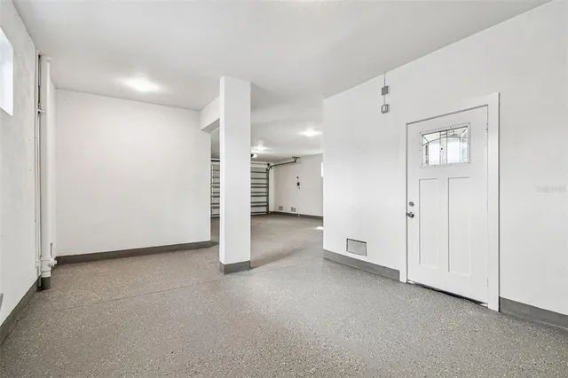 a view of a swimming pool and window