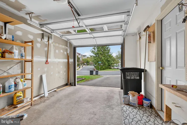 a view of storage and utility room