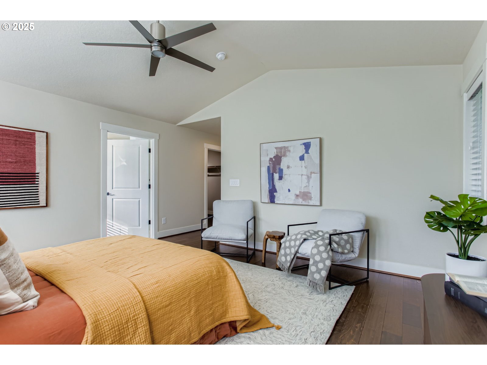 13575 Southwest Calabash Terrace Sherwood, OR 97140 - Photo 17 of 31 a spacious bedroom with a bed and a potted plant