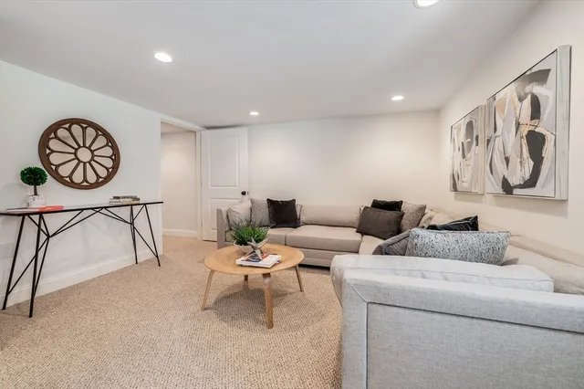 a room with furniture and a window