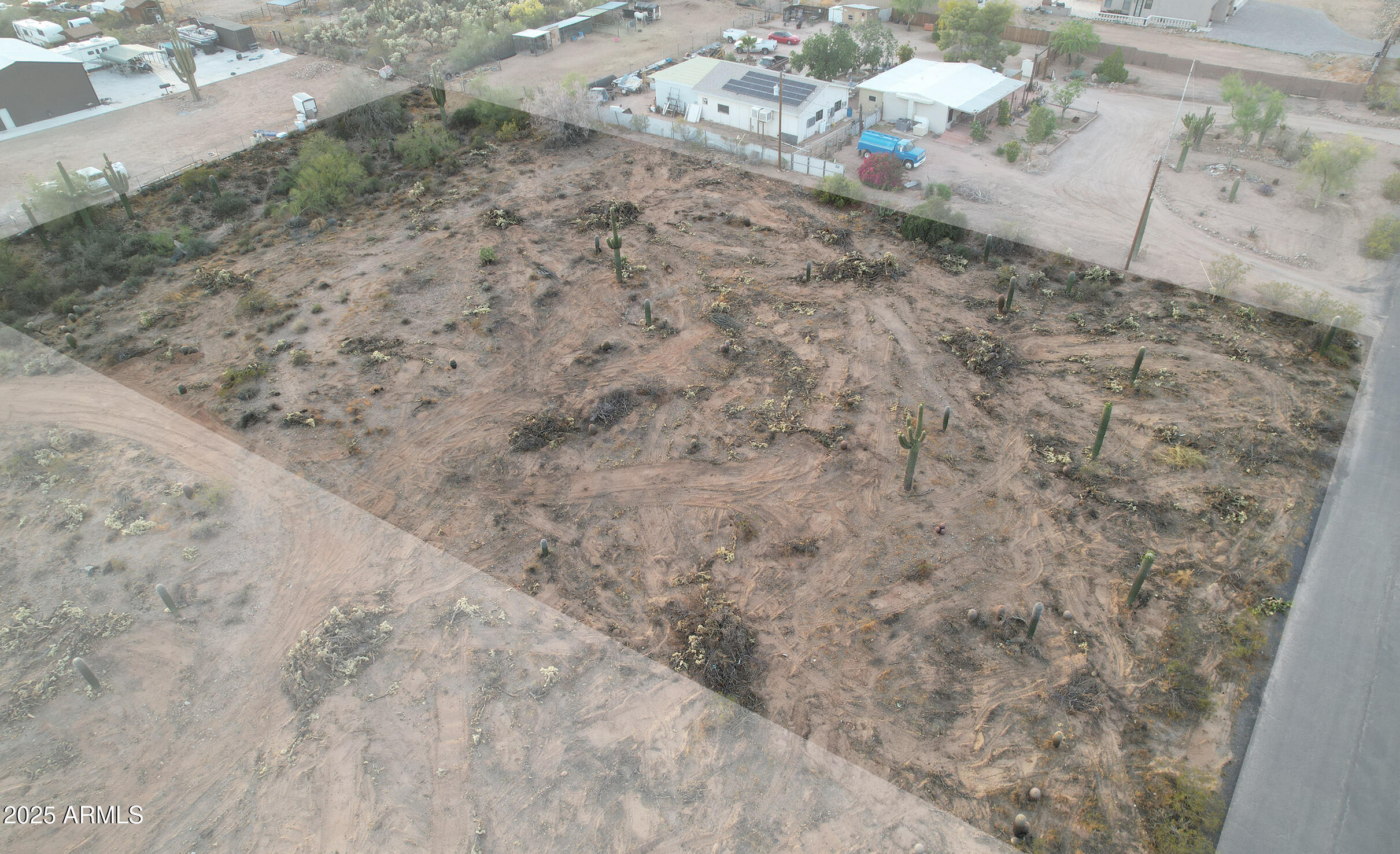 0 North Delaware Drive Apache Junction, AZ 85120 - Photo 14 of 18 a view of a dry yard with trees
