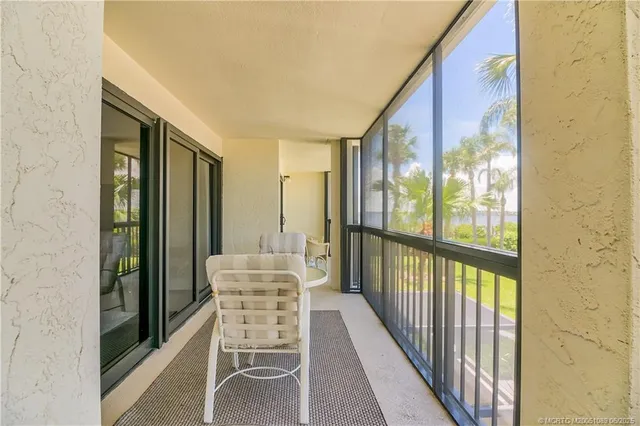 a view of a city from a balcony