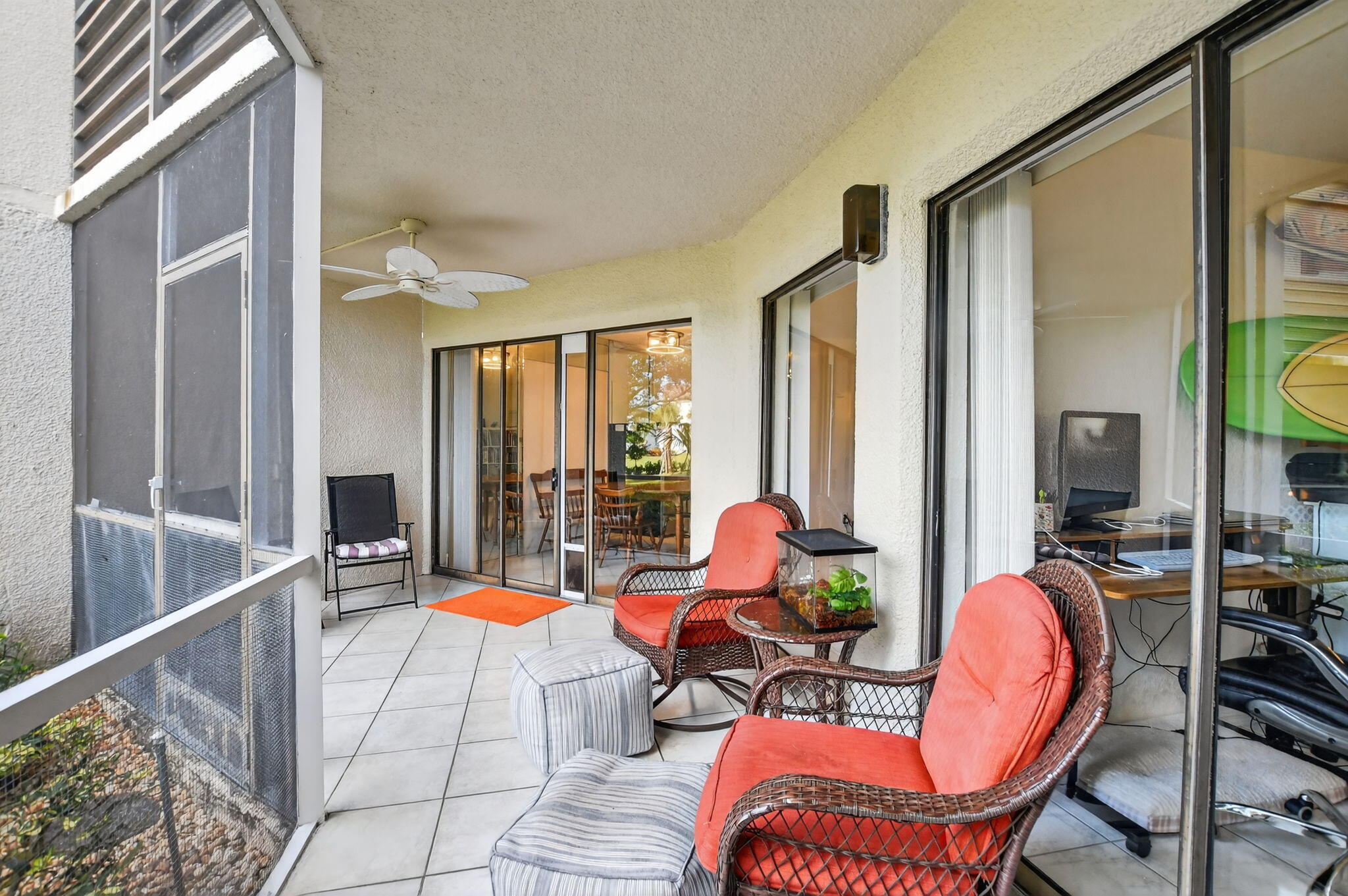 5650 Camino Del Sol, Unit 106 Boca Raton, FL 33433 - Photo 31 of 48 Screened Porch