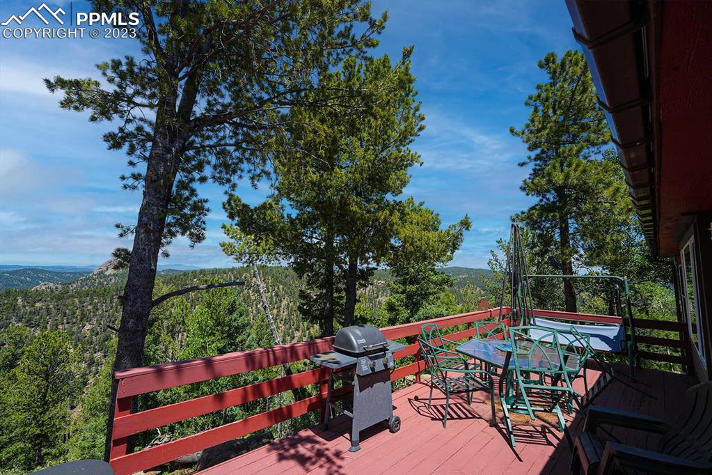 187 Blue Spruce Road Divide, CO 80814 - Photo 25 of 31 a view of an outdoor sitting area with furniture