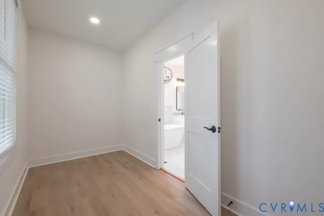 wooden floor in an empty room