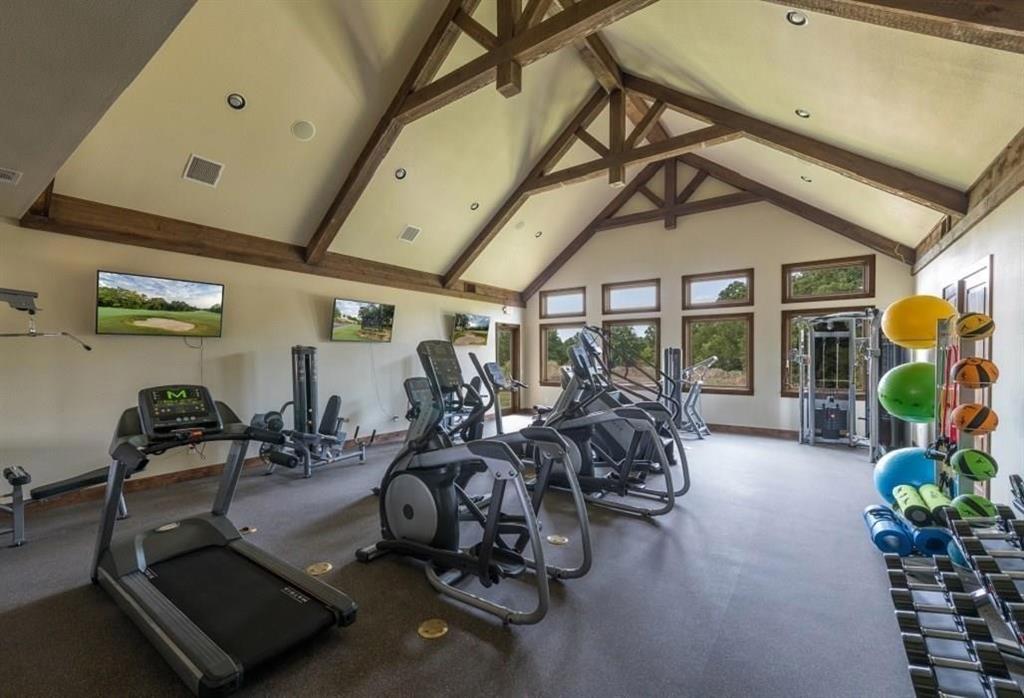 60 Timber Bank Drive Gordonville, TX 76245 - Photo 15 of 24 a view of a room with gym equipment