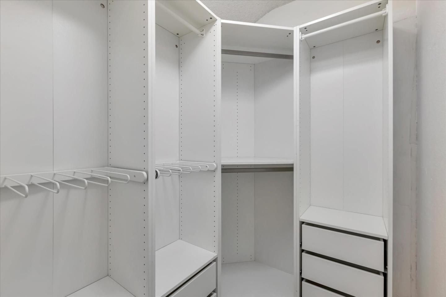 38 Devonshire Avenue, Unit 2 Mountain View, CA 94043 - Photo 22 of 38 a view of walk in closet with empty racks