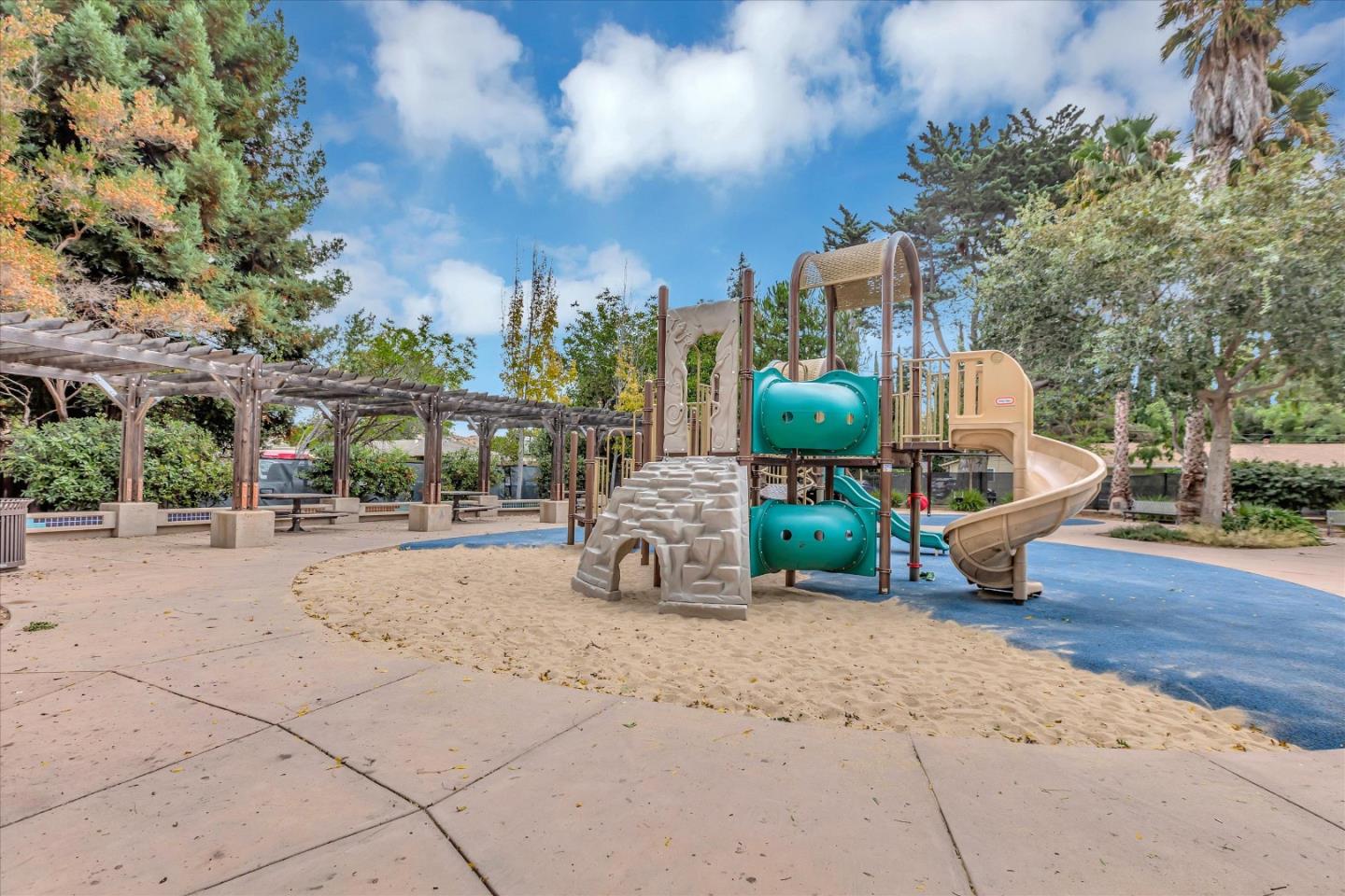 38 Devonshire Avenue, Unit 2 Mountain View, CA 94043 - Photo 35 of 38 a view of a terrace with a bench