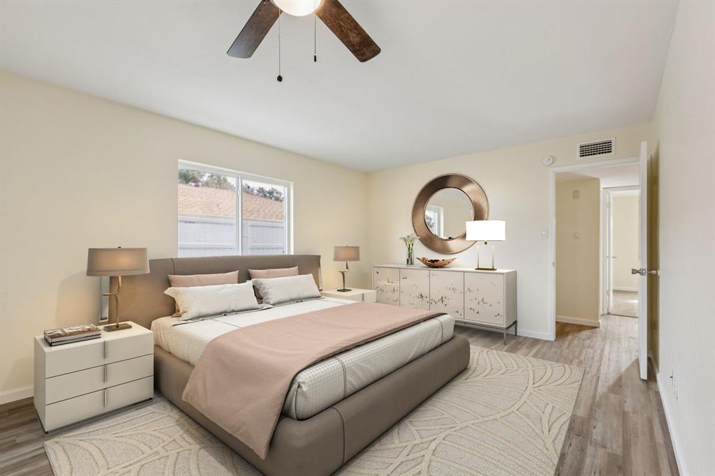 9305 Pollard Street Rowlett, TX 75088 - Photo 20 of 30 a bedroom with bed and a window