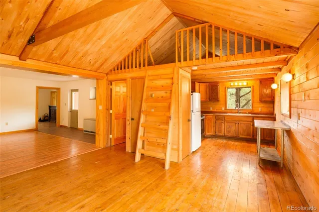 a view of an empty room