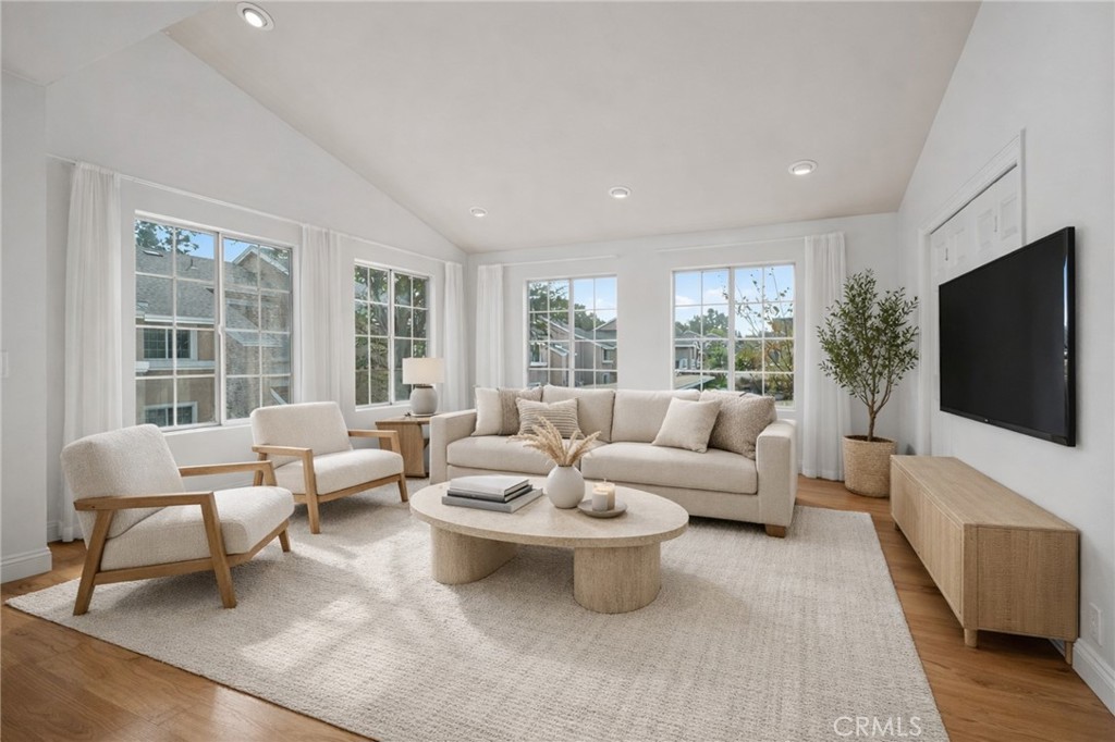 Virtually Staged living room