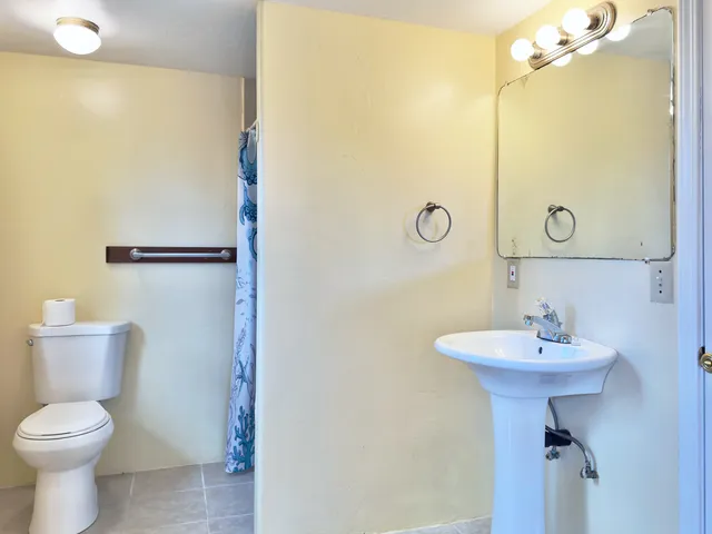 a house view with a garden space