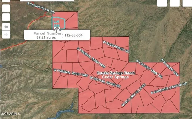 $52,000 | 37.21-ac West Sheepwash Road, Unit 254, Willcox, AZ 85643